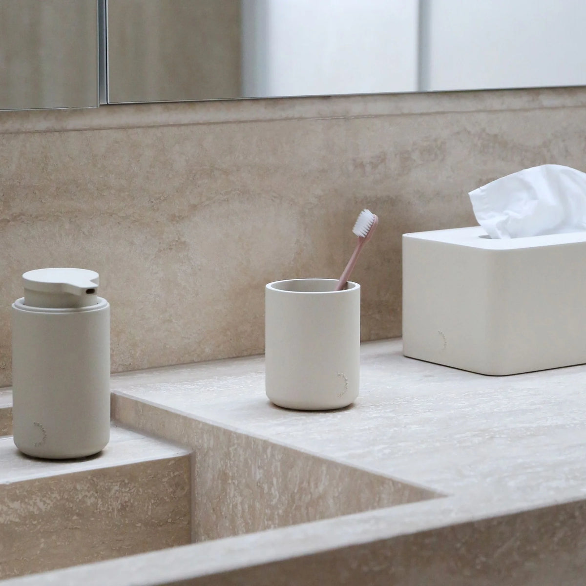 ARC Tumbler | Toothbrush Holder | Sand