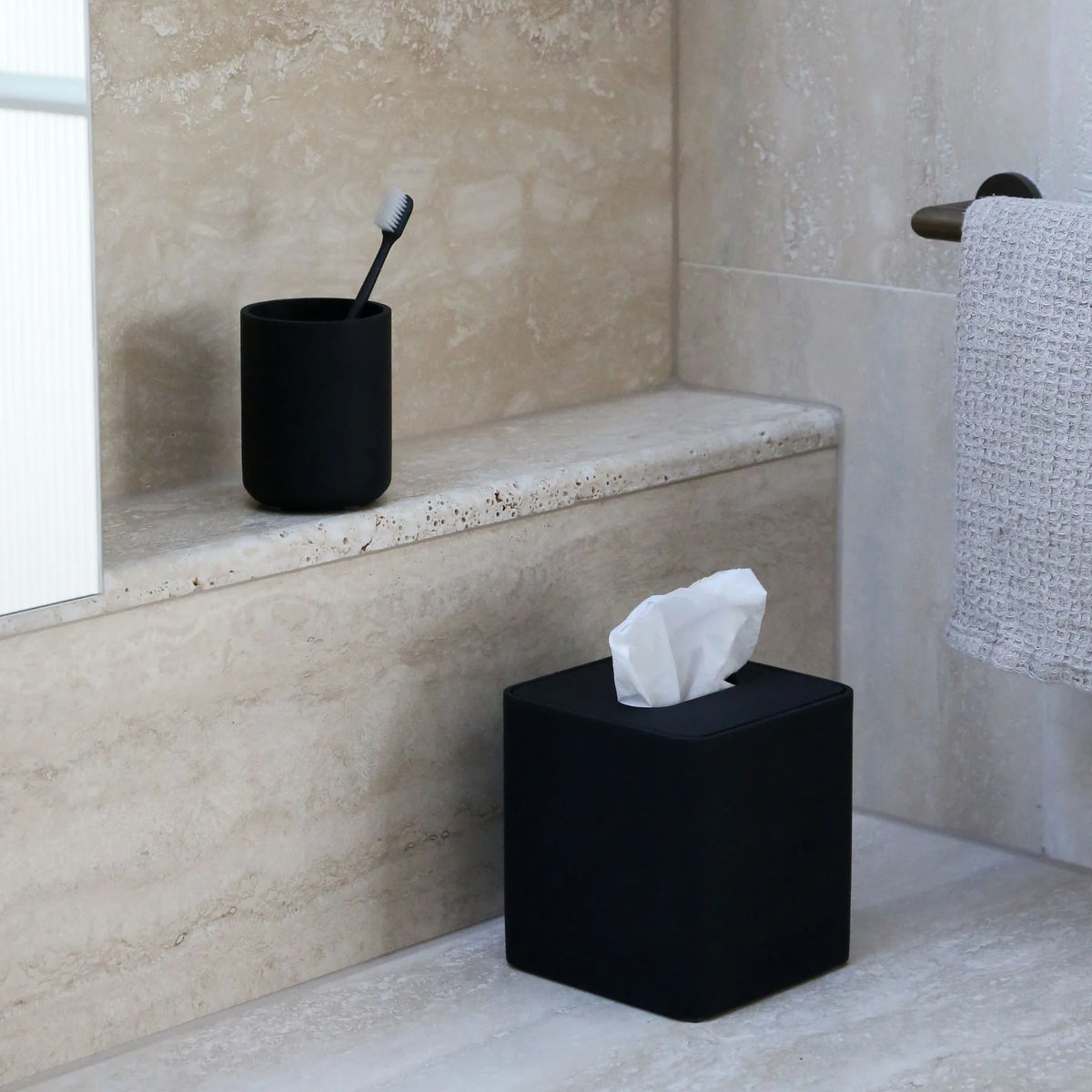 ARC Square Tissue Box | Black