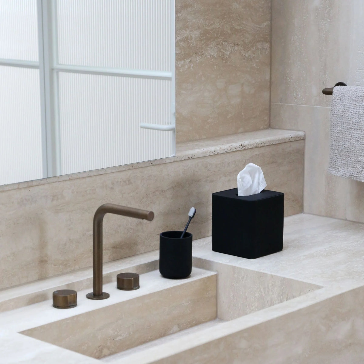 ARC Square Tissue Box | Black