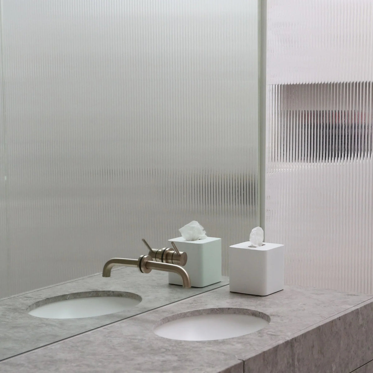 ARC Square Tissue Box | White