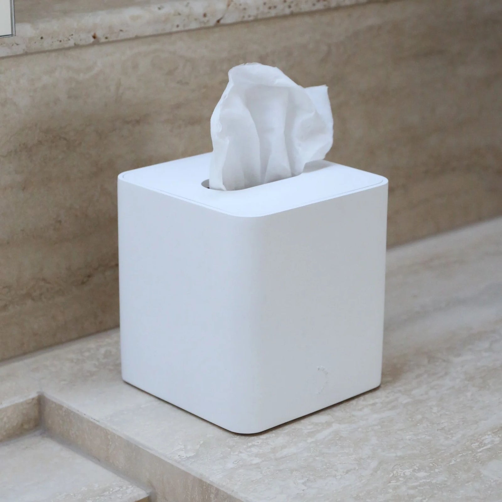 ARC Square Tissue Box | White