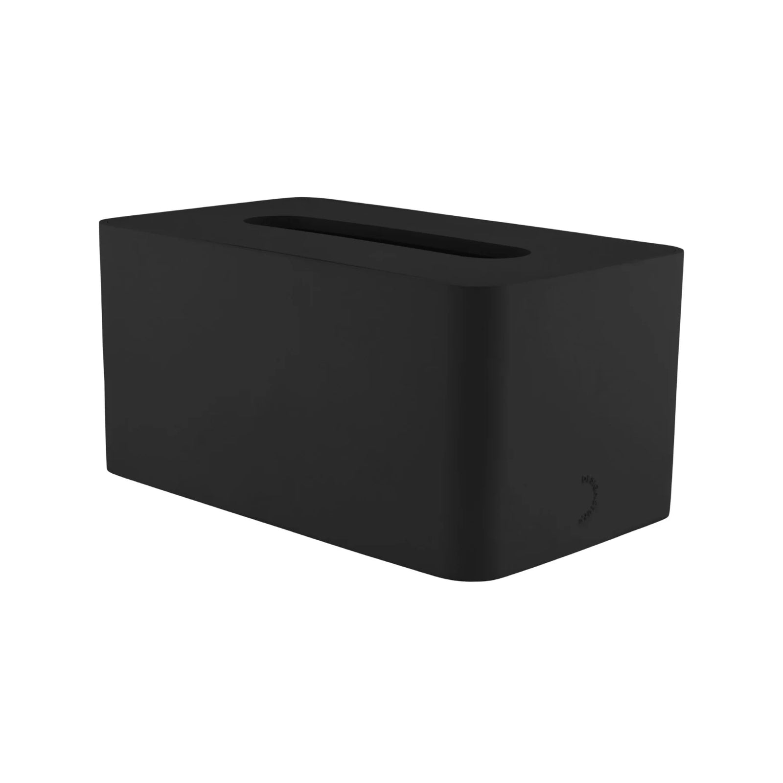 DESIGNSTUFF ARC Rectangle Tissue Box | Black