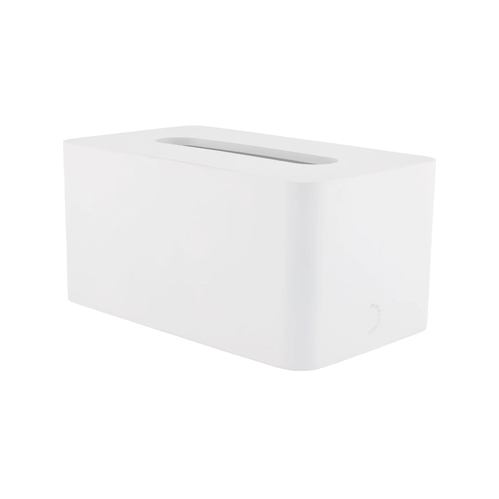 DESIGNSTUFF ARC Rectangle Tissue Box | White