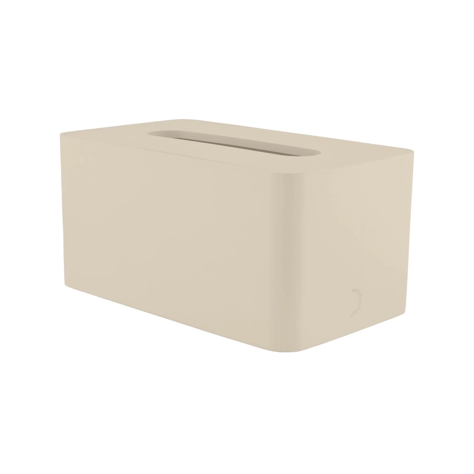 DESIGNSTUFF ARC Rectangle Tissue Box | Sand