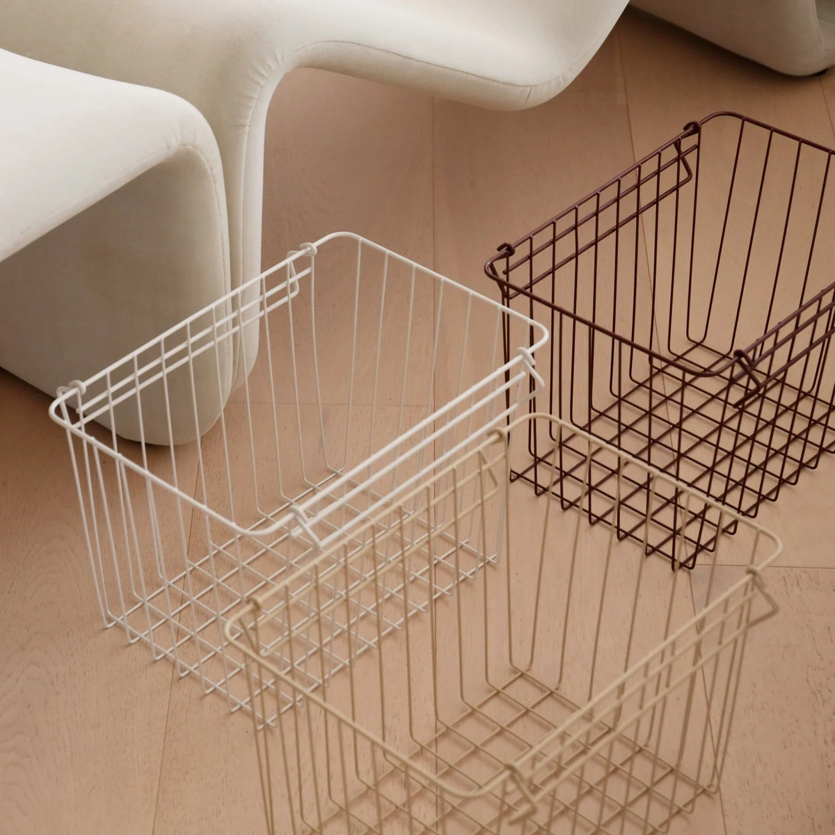 FORMA Metal Basket | L | Sand