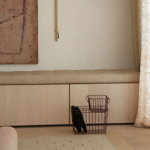 FORMA Metal Basket S | Burgundy