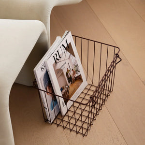 FORMA Metal Basket | L | Burgundy