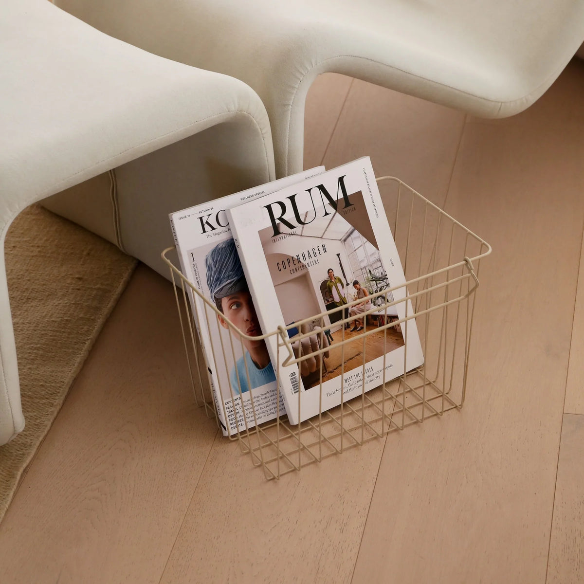 FORMA Metal Basket | L | Sand