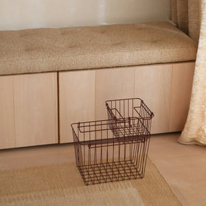 FORMA Metal Basket S | Burgundy