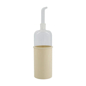 RUND Bottle for Vinegar | Glass/Silicone | 700ml |Sand
