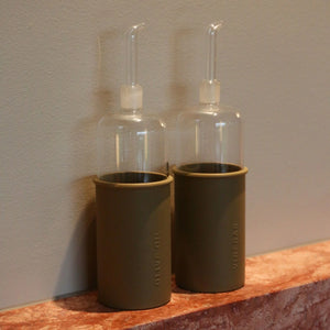 RUND Bottle for Vinegar | Glass/Silicone | 700ml | Fern