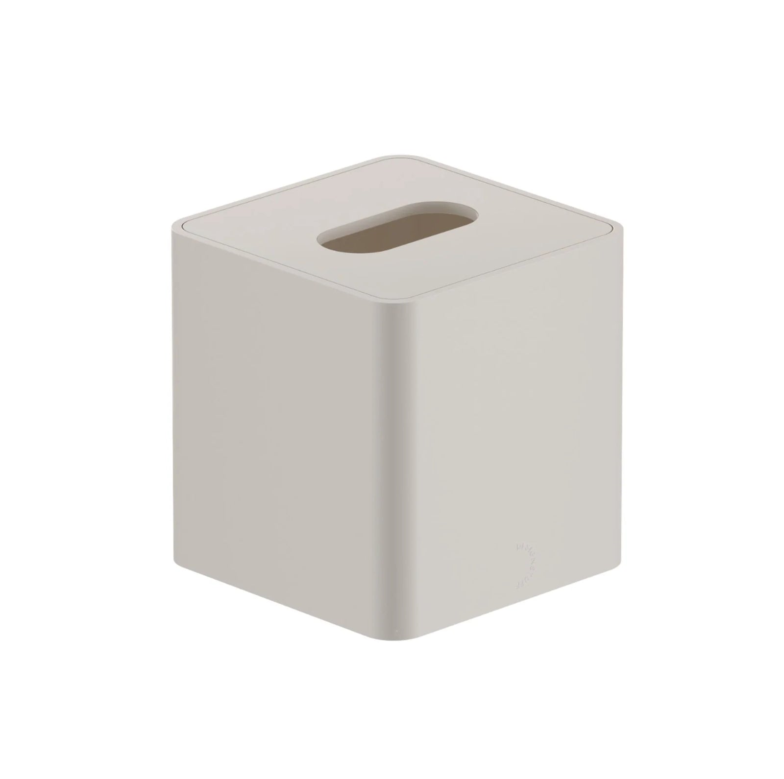 Designstuff ARC Square Tissue Box | Stone