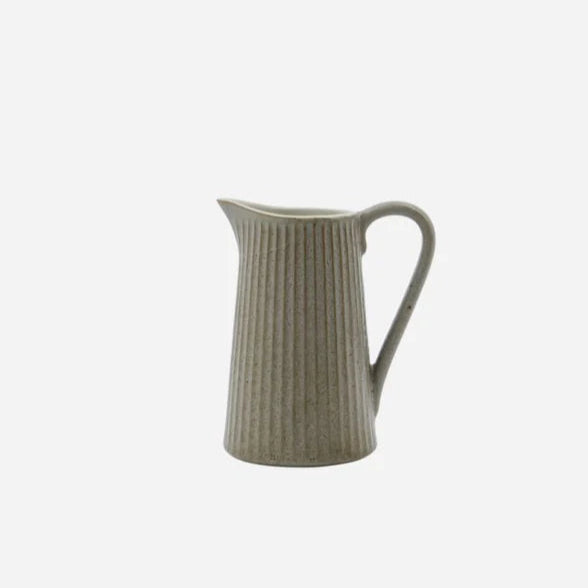 Pleat Jug | Grey/Brown by HOUSE DOCTOR (jug-hdpleat-grey-brown)
