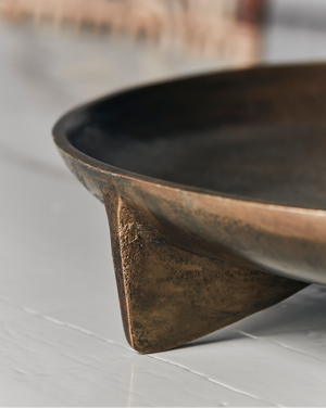 Cast Tray | Antique Brass