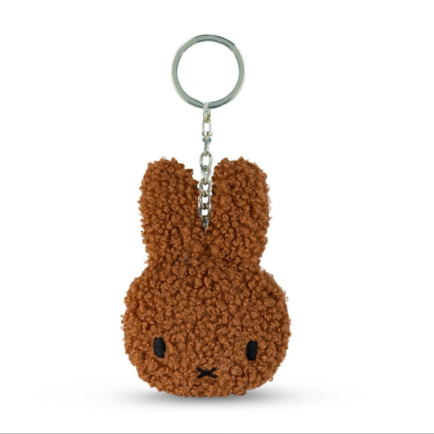 Miffy Flat Keychain ECO Tiny Teddy 10cm | Cinnamon by BON TON TOYS (miffy-flat-keychain-eco-tiny-teddy-10cm-cinnamon)