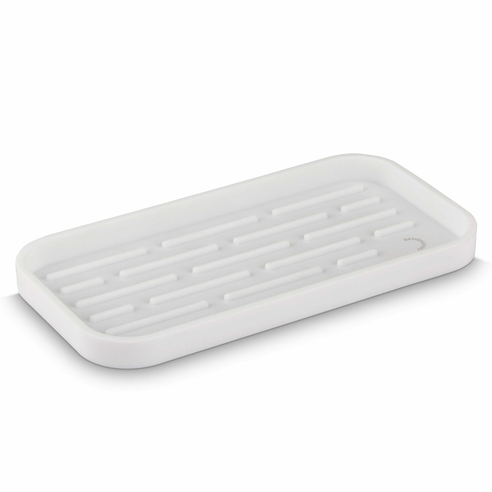 Sink Tray and Sponge Holder Silicone | White by DESIGNSTUFF (sink-tray-and-sponge-holder-silicone-white)