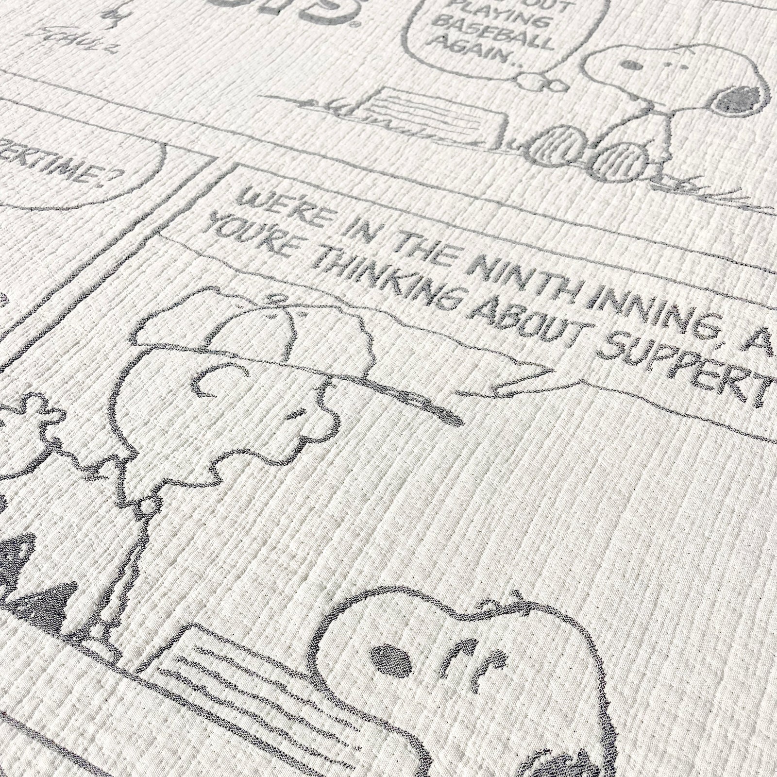 Peanuts Blanket Baseball | Black