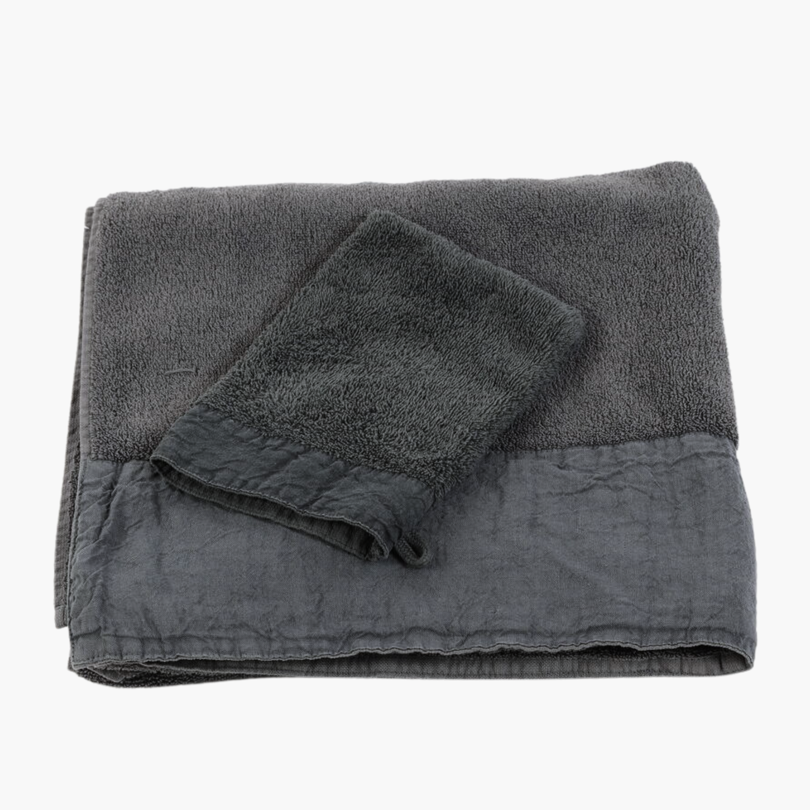 ANTIBES Washcloth Mit - Dark Grey