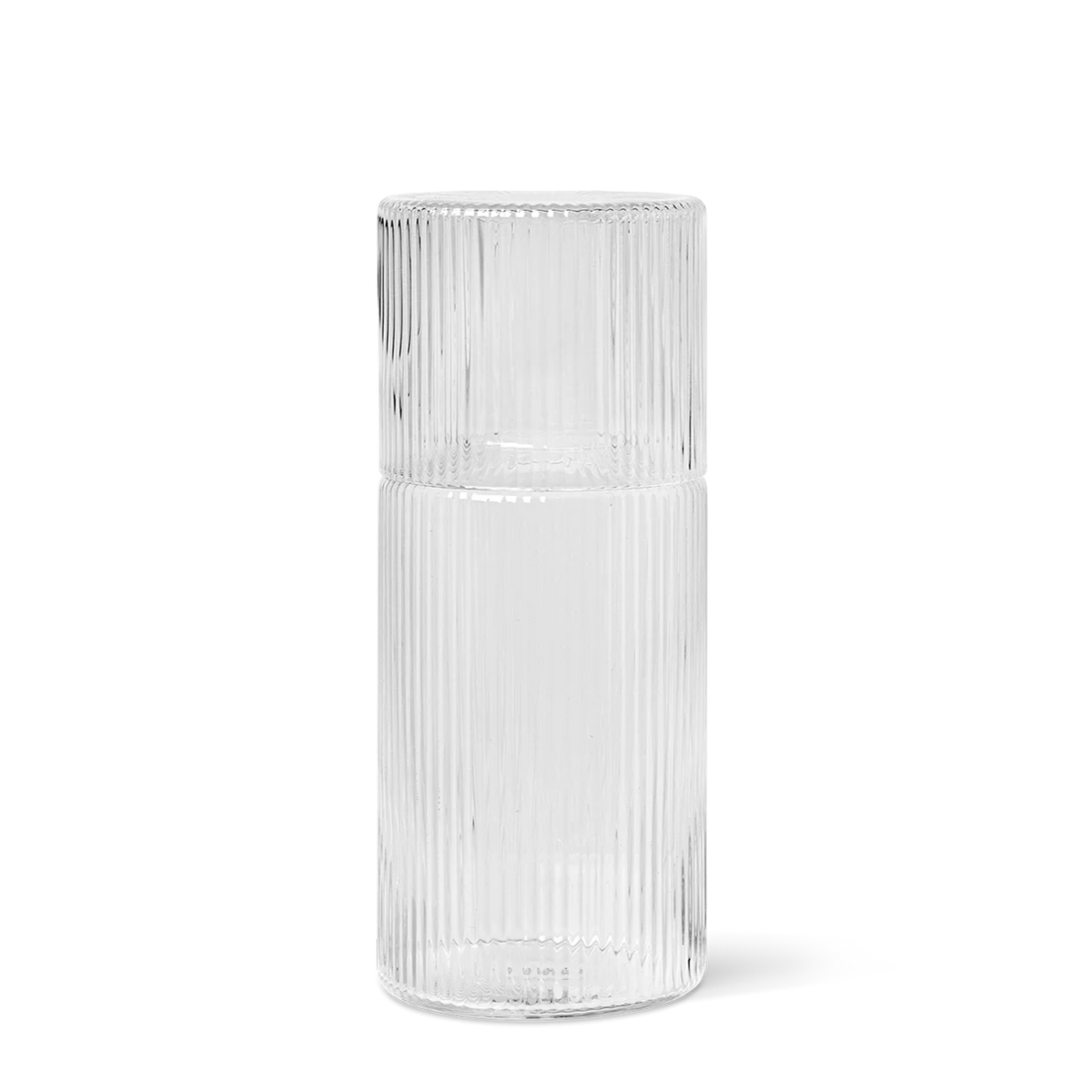 Ripple Carafe Set | Clear by FERM LIVING (ripple-carafe-set-clear)