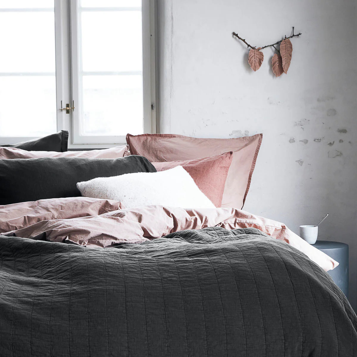 Quilted bedspread | BNMagnhild | Coal