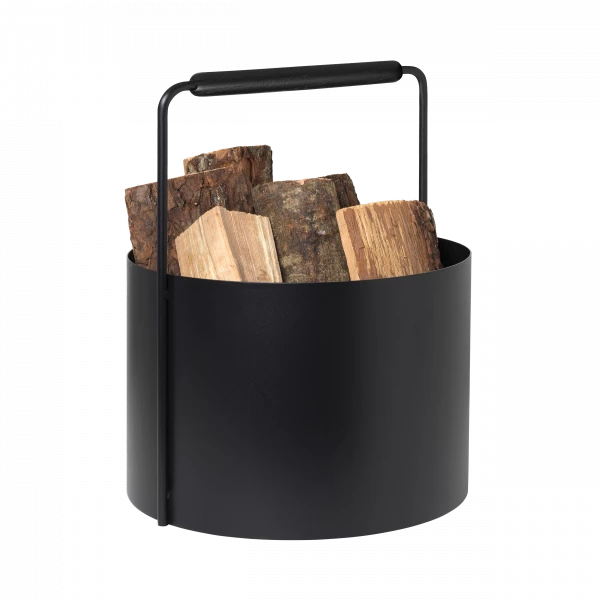 ASHI Wood basket - Black