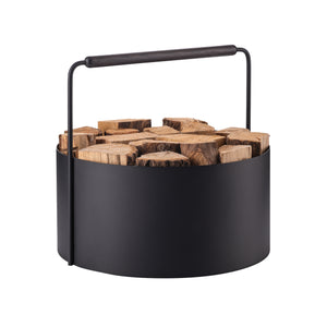 Blomus ASHI Wood Basket | Black | L