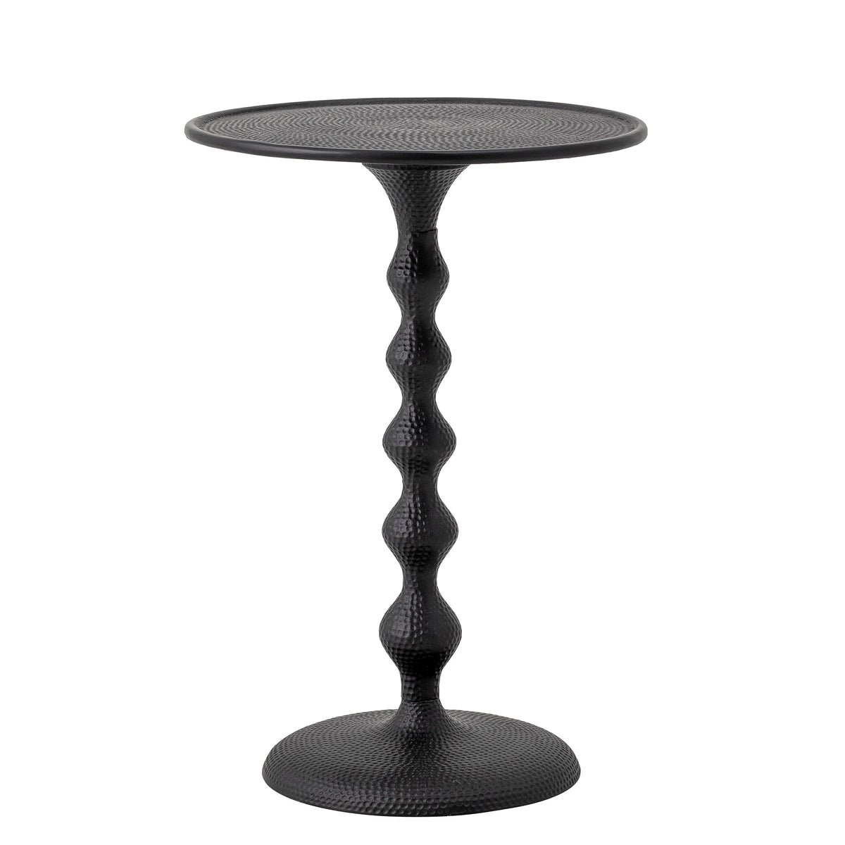 Anka Pedestal Side Table | Black by BLOOMINGVILLE (anka-side-table-black-aluminum)
