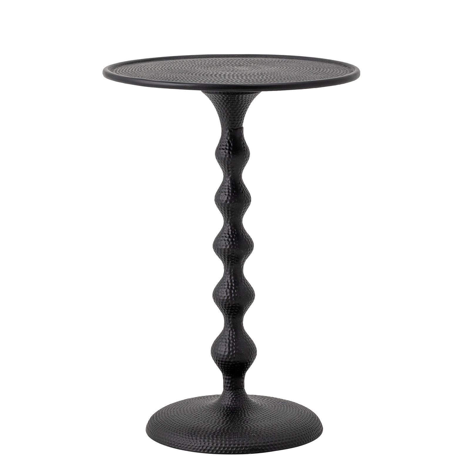 Anka Pedestal Side Table | Black by BLOOMINGVILLE (anka-side-table-black-aluminum)