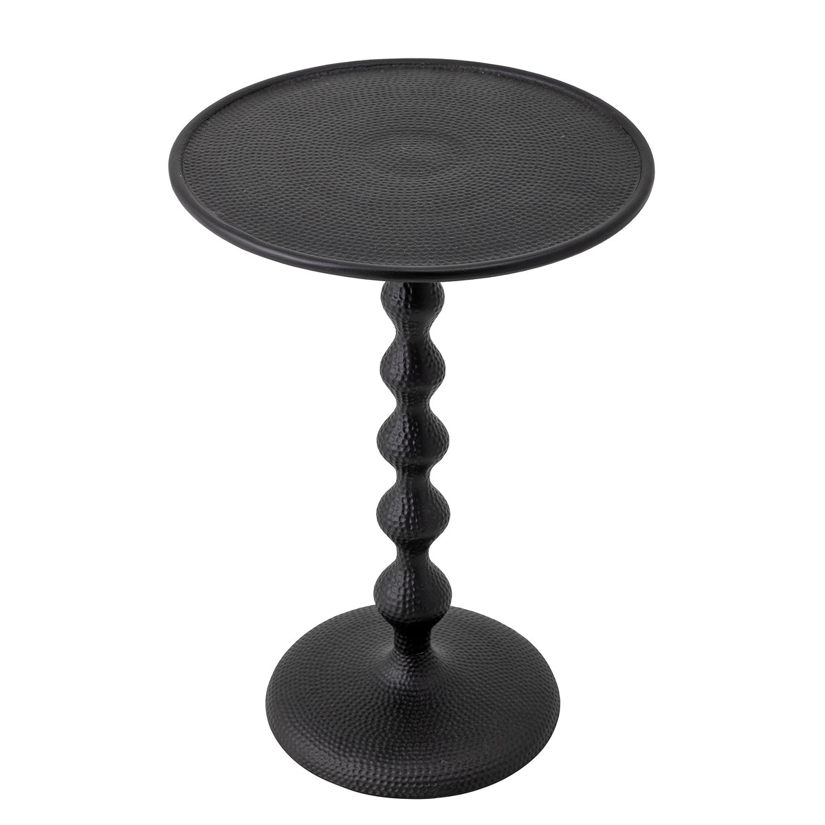 Anka Pedestal Side Table | Black by BLOOMINGVILLE (anka-side-table-black-aluminum)