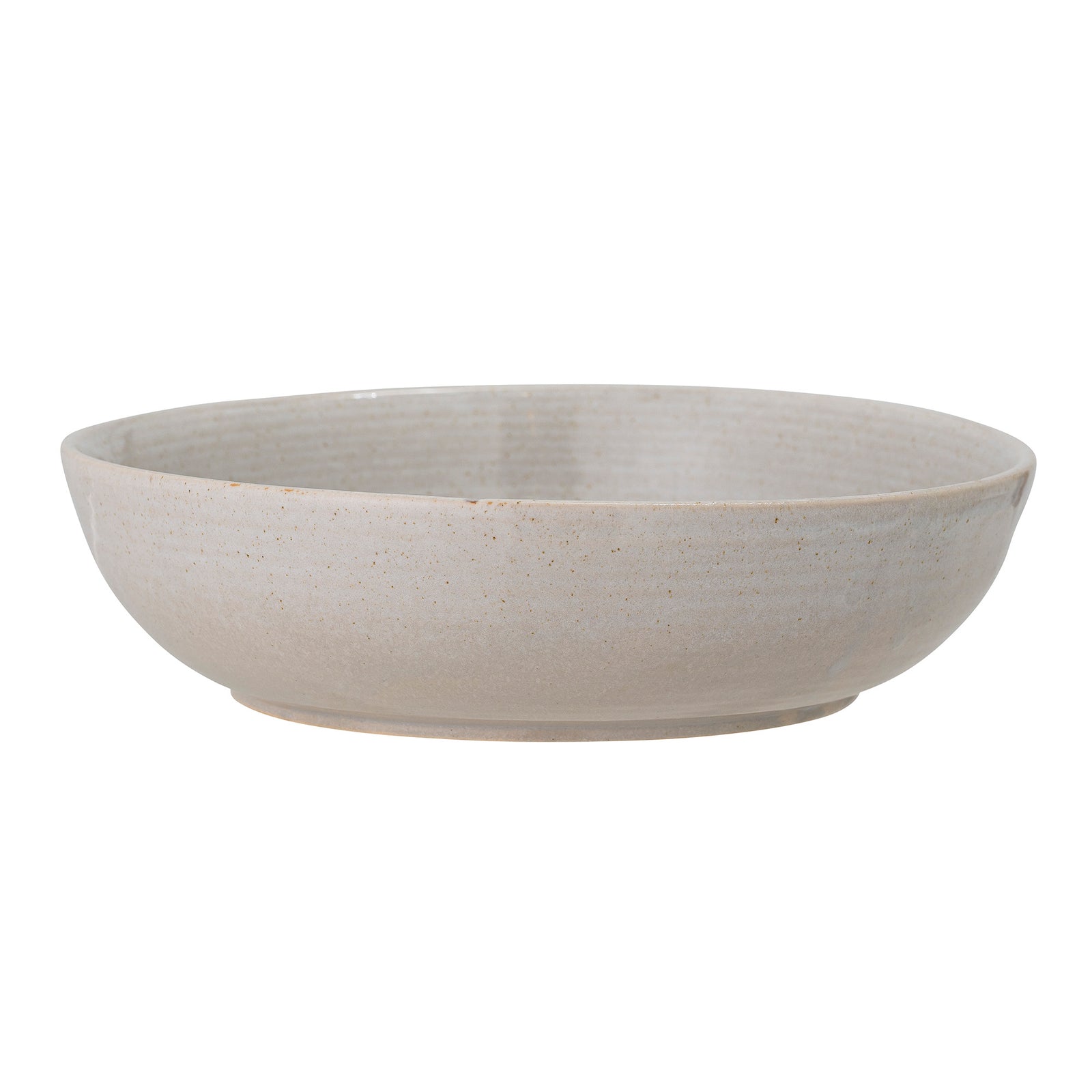 Taupe Serving Bowl | Grey Beige by BLOOMINGVILLE (taupe-serving-bowl-grey-stoneware)