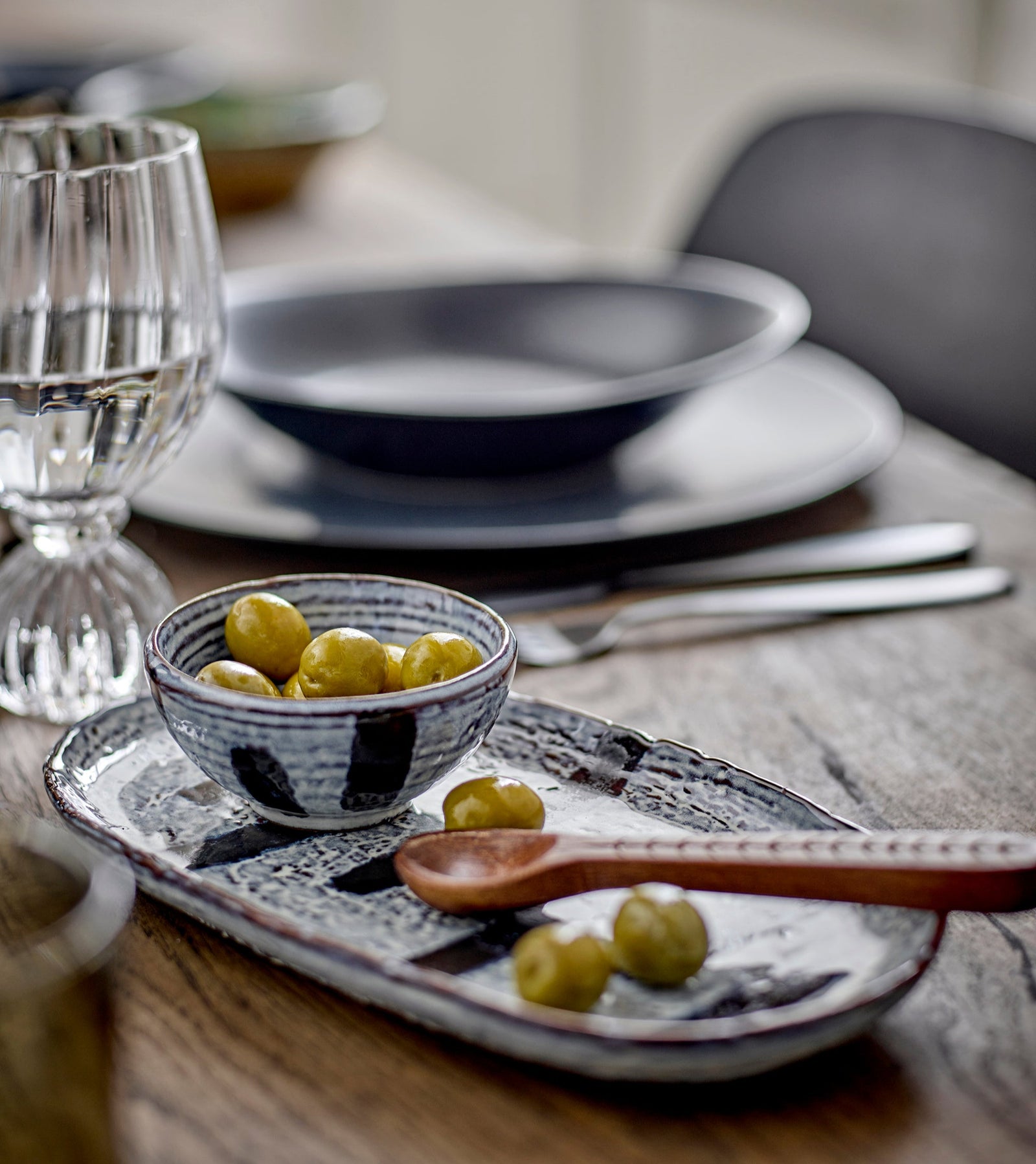 Ever Stoneware Bowls Set of 4 | Black by BLOOMINGVILLE (ever-bowl-set-of-4-black-stoneware)