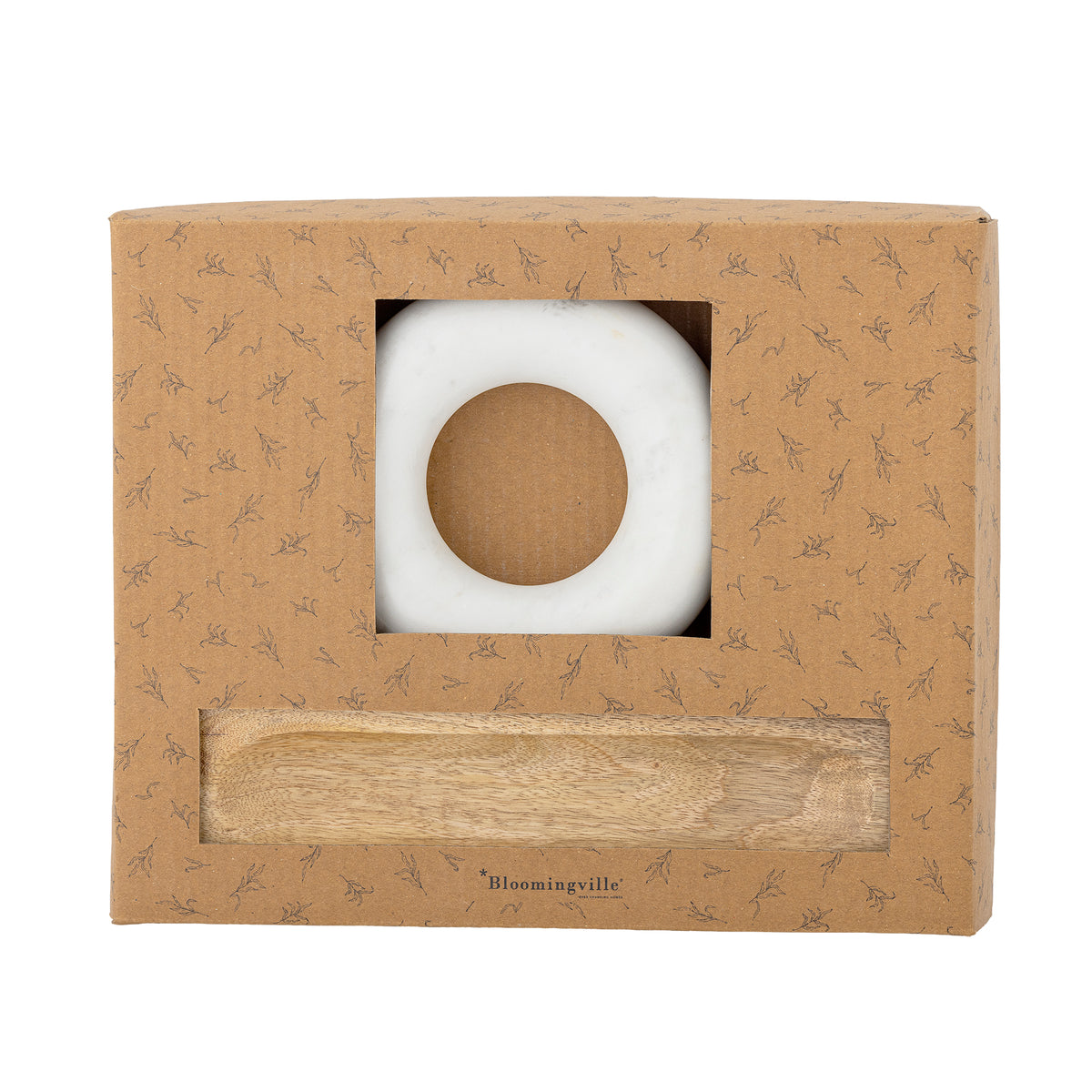 Manuella Mortar & Pestle | Mango Wood/Marble