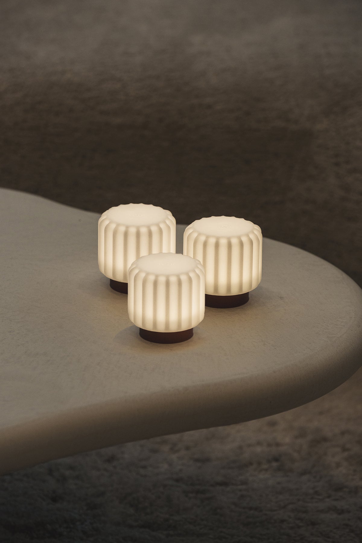 Atelier Pierre Dentelles 9 light & USB recharge | Terra base | 9x9 cm