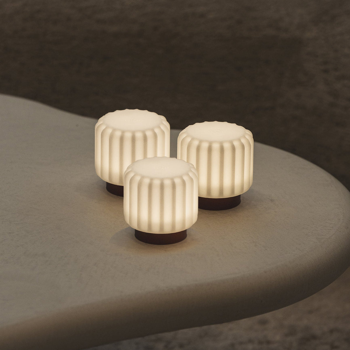 Atelier Pierre Dentelles 9 light & USB recharge | Terra base | 9x9 cm