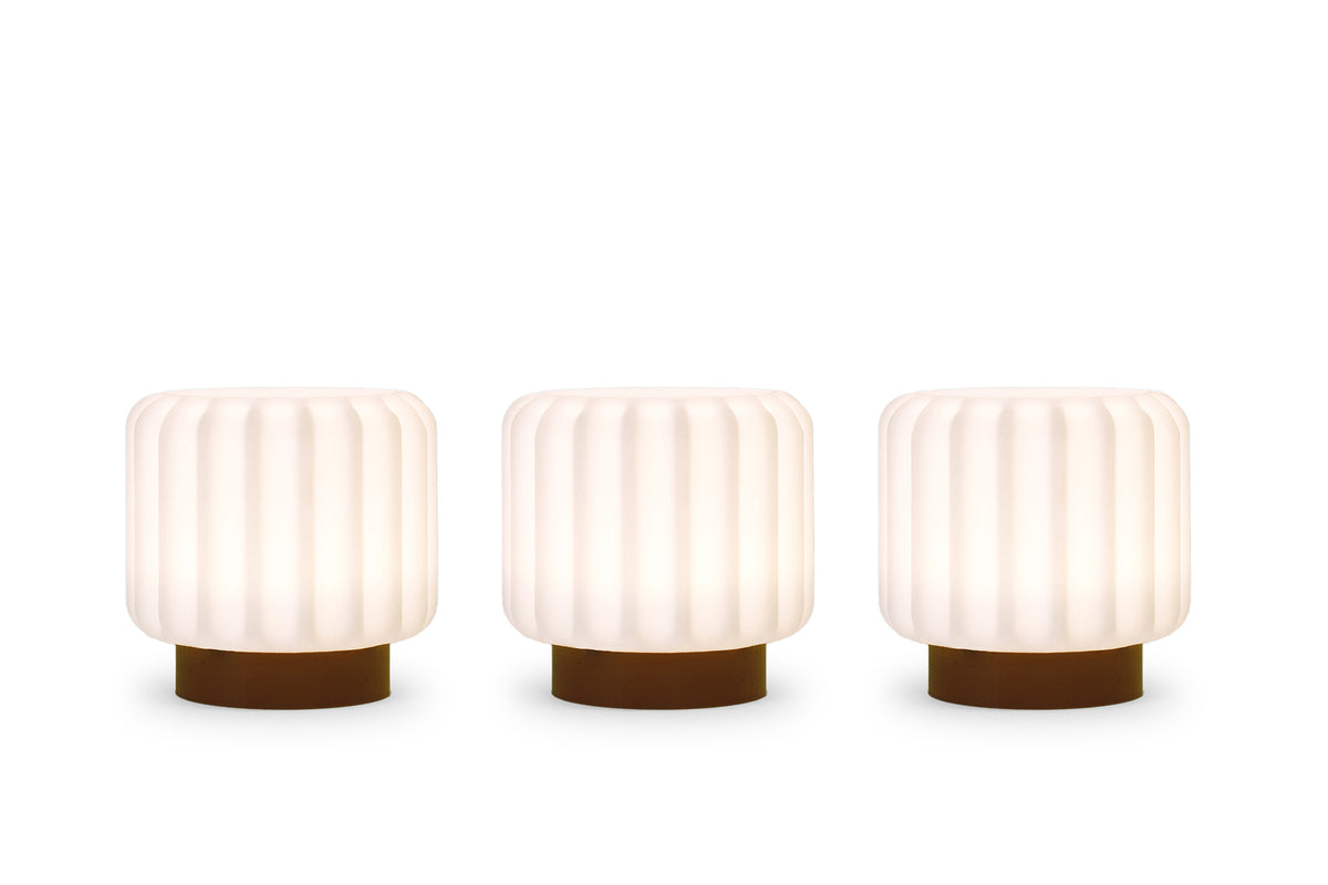 Atelier Pierre Dentelles 9 light & USB recharge | Terra base | 9x9 cm