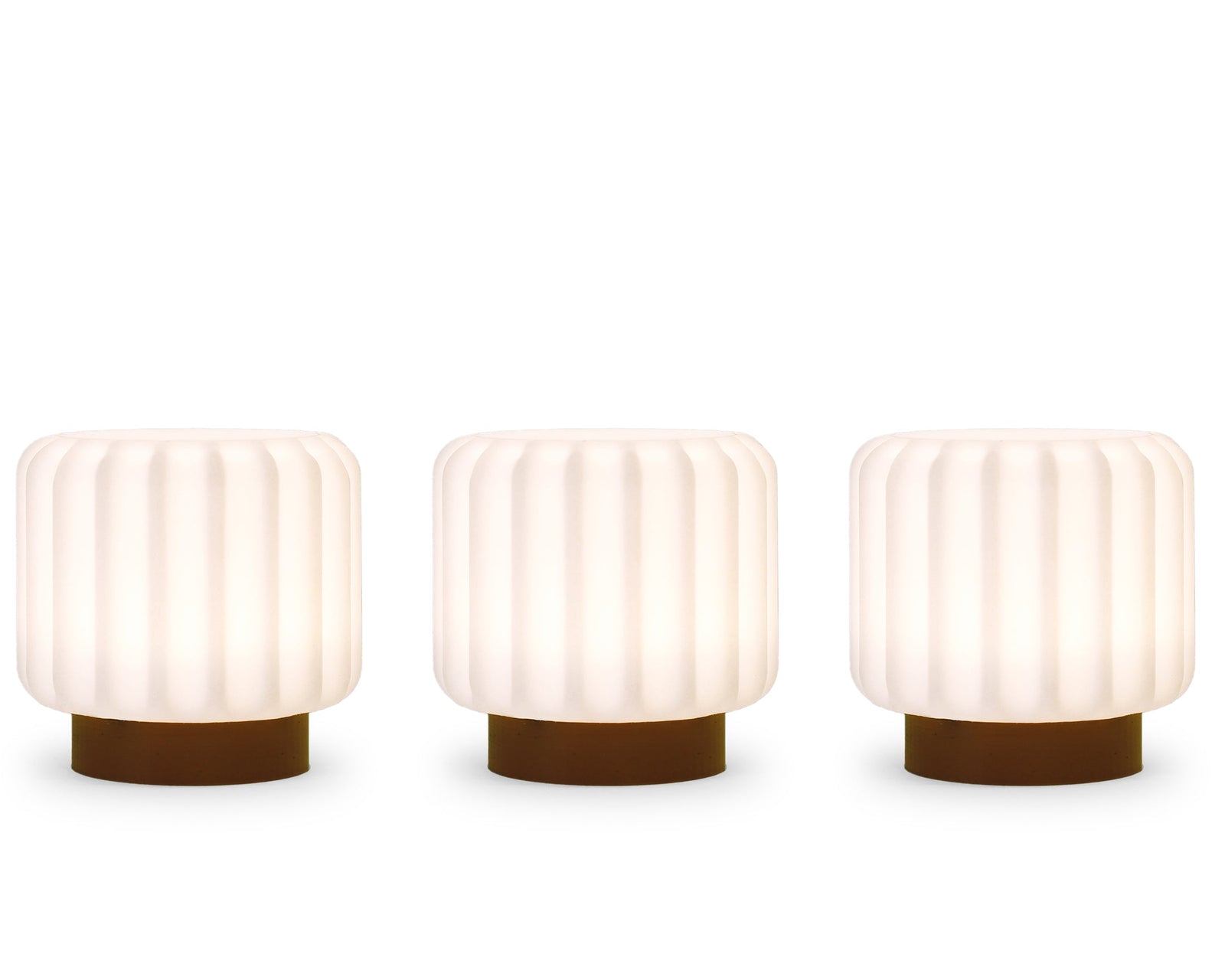 Atelier Pierre Dentelles Portable Lamps 9cm Set of 3  | Terra Base