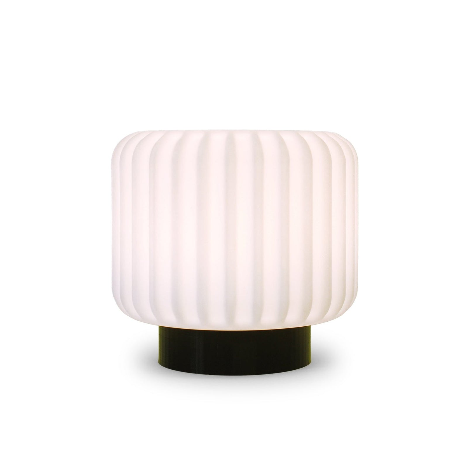 Dentelles Portable Lamp 15cm | Black Base by ATELIER PIERRE (15-light-usb-recharge-black-base-15cm)