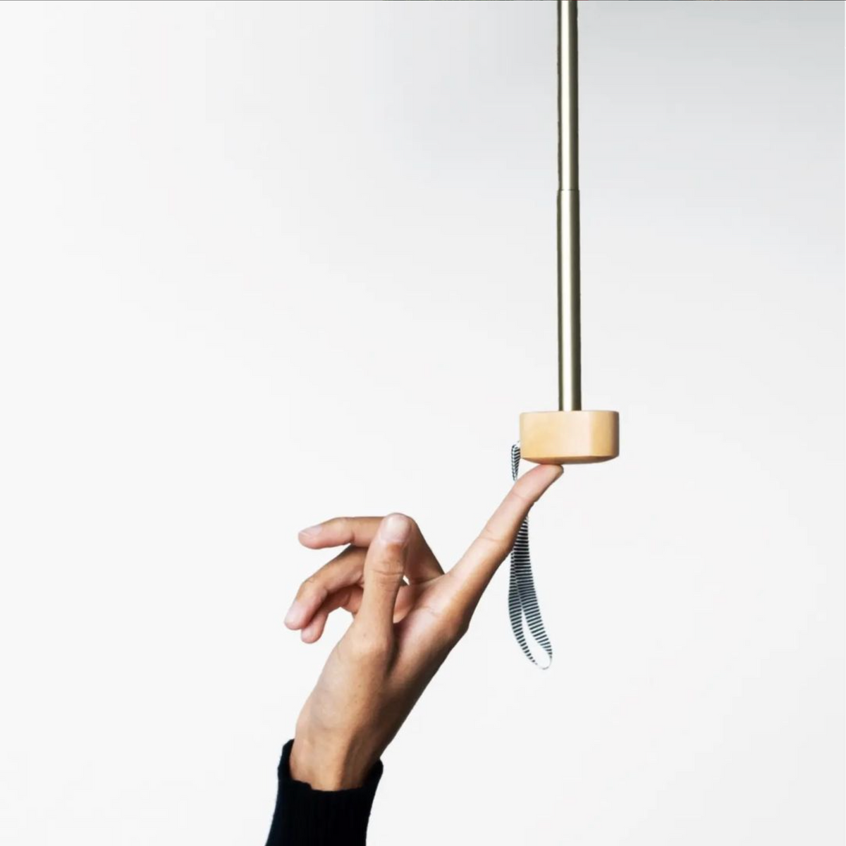 Micro Umbrella Bi Colour | Edith/Coral-Black by ANATOLE (anatole-bicolour-micro-umbrella-edith-coral-pink-black)