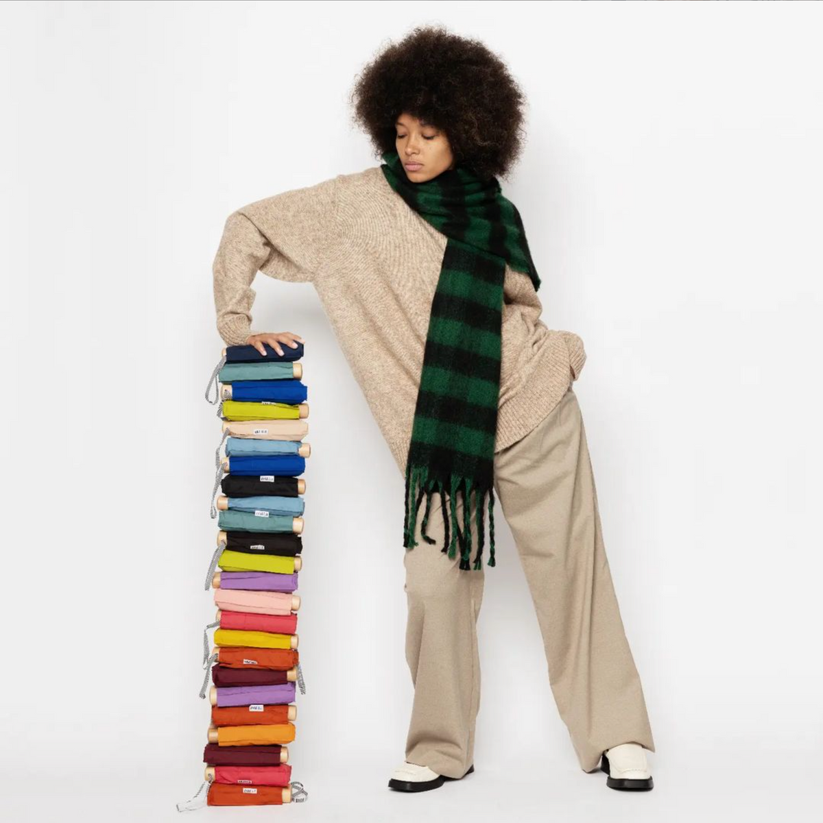 Micro Umbrella | Mauve/Olympe by ANATOLE (anatole-lilac-folding-micro-umbrella-olympe)