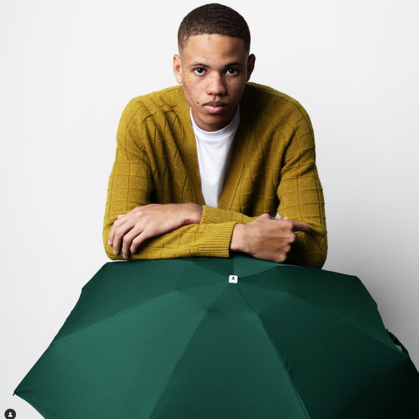 Micro Umbrella | Gustave/Emerald by ANATOLE (anatole-green-folding-micro-umbrella-gustave)