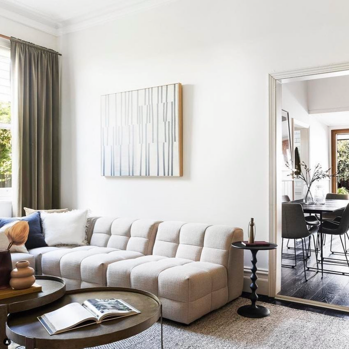 Anka Pedestal Side Table | Black by BLOOMINGVILLE (anka-side-table-black-aluminum)