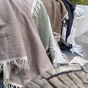 Atlas Bamboo Turkish Towel | Stone Beige