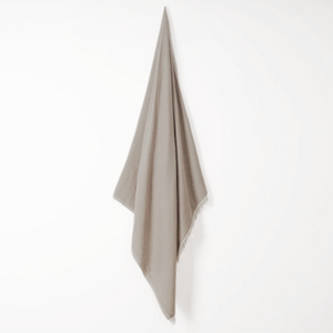 Atlas Bamboo Turkish Towel | Stone Beige