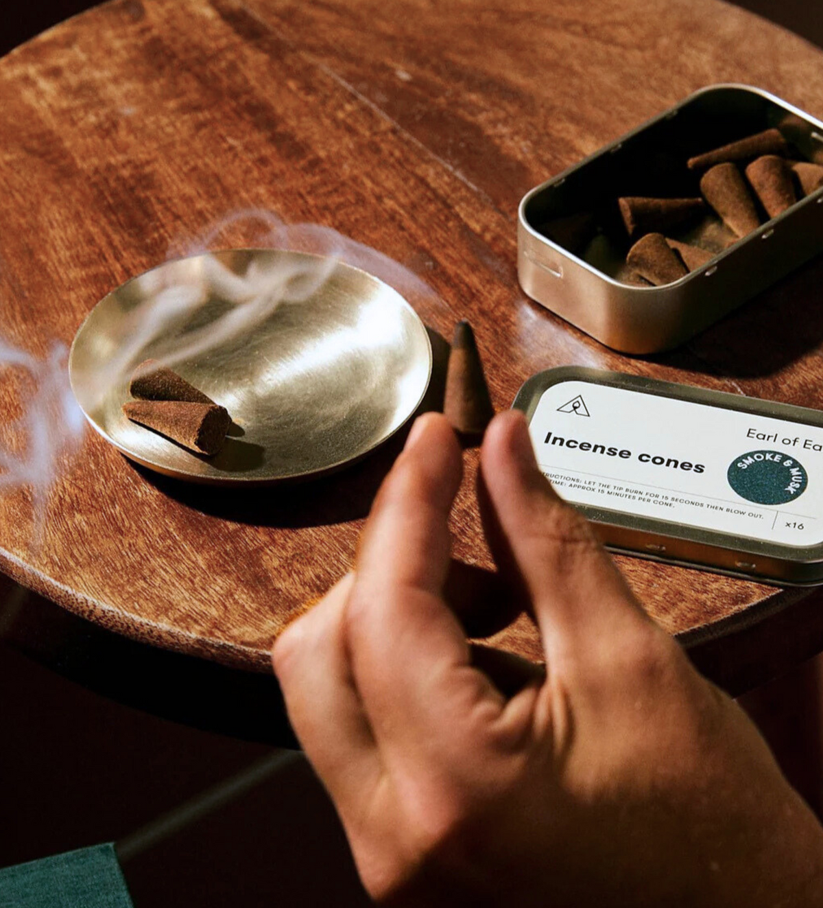 Basho Round Brass Tray by FERM LIVING (basho-tray-round-brass)