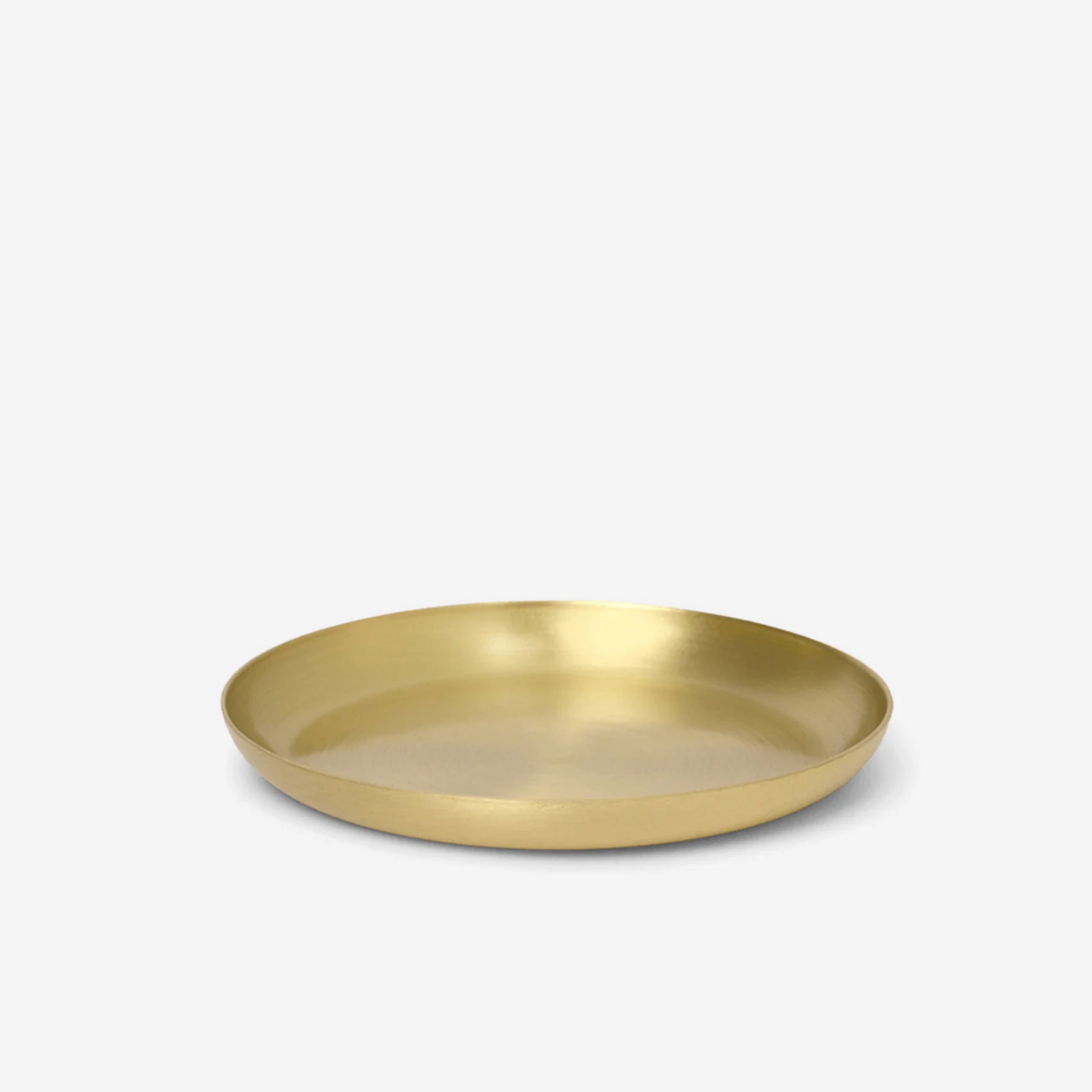 Basho Round Brass Tray by FERM LIVING (basho-tray-round-brass)