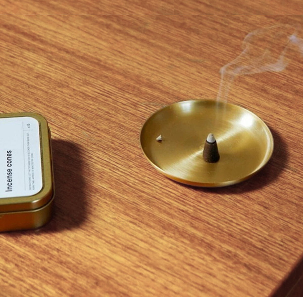 Basho Round Brass Tray by FERM LIVING (basho-tray-round-brass)