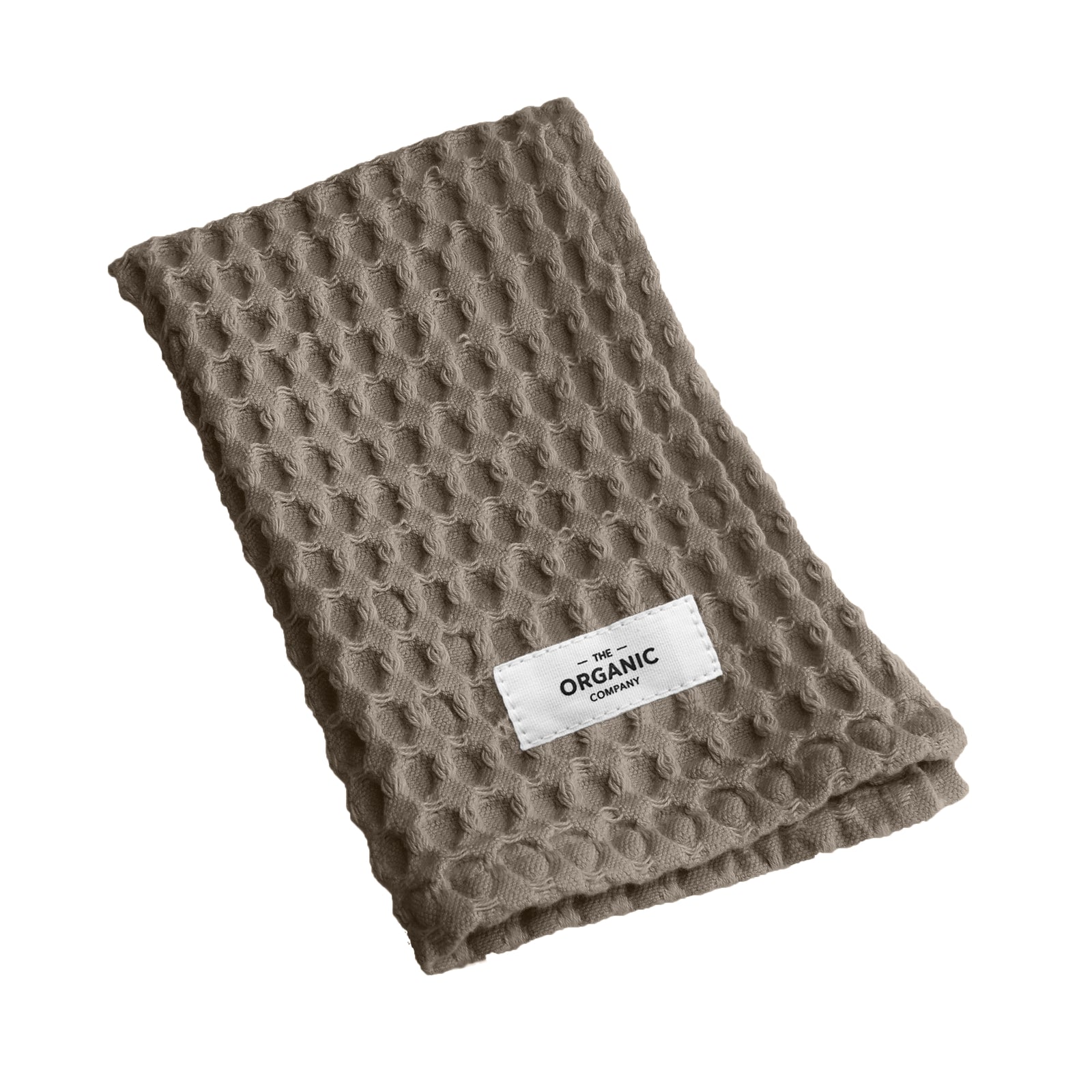 Big Waffle Wash Cloth | Clay by THE ORGANIC COMPANY (the-organic-co-big-waffle-wash)