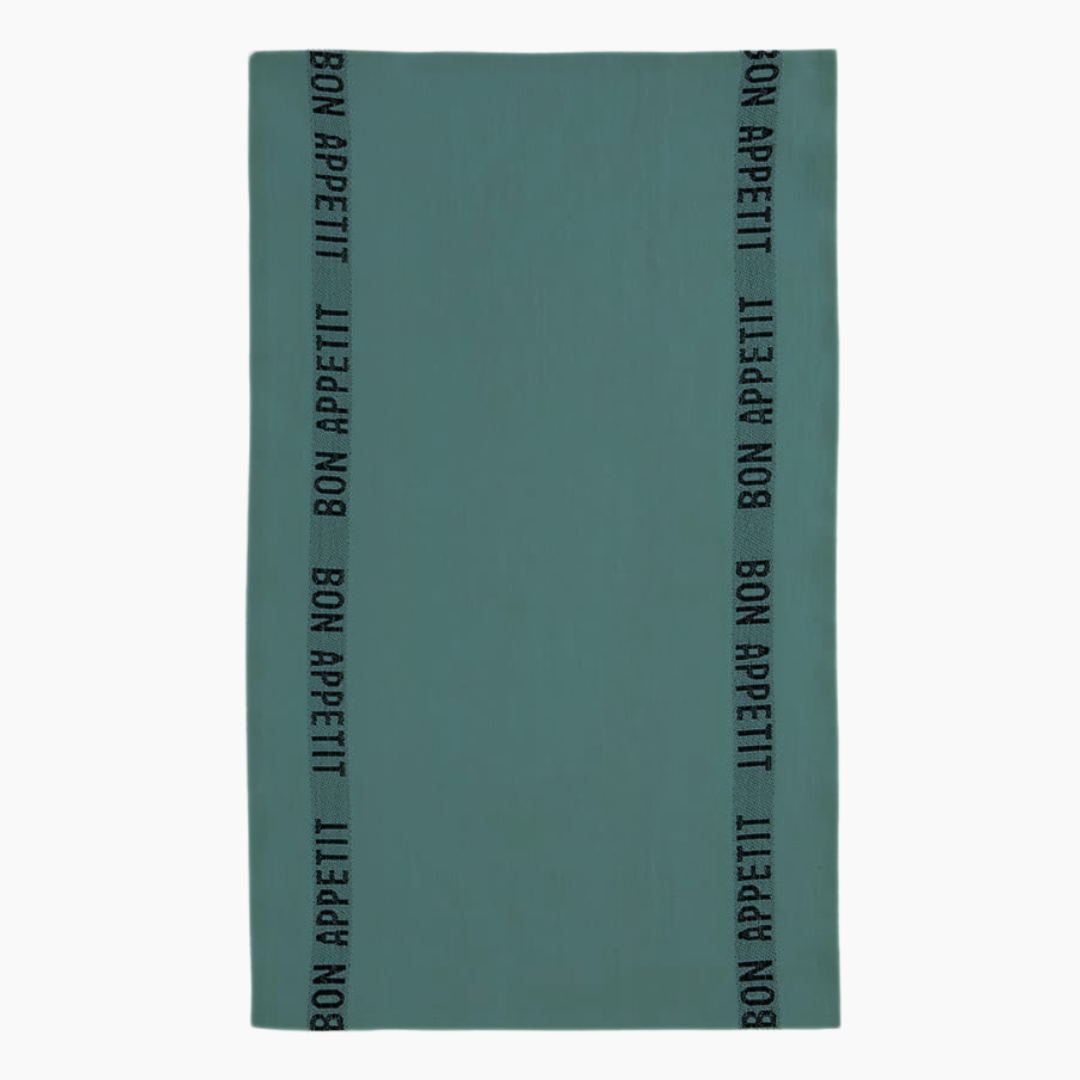 BON APPETIT Tea Towel | Turquoise