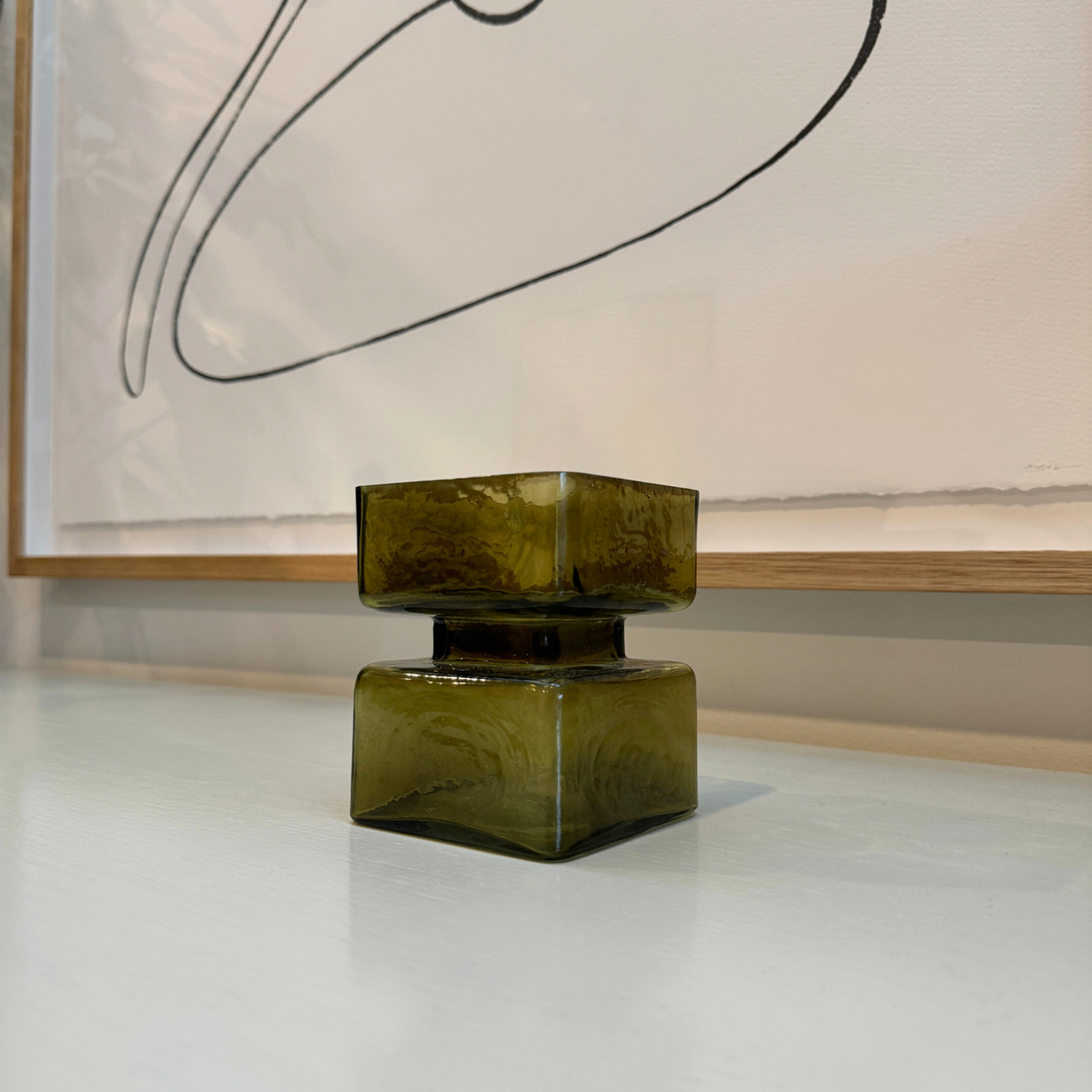 Camo Capulet Candle Holder & Vase | Olive by URBAN NATURE CULTURE (phoebe-mirror-w-shelf)