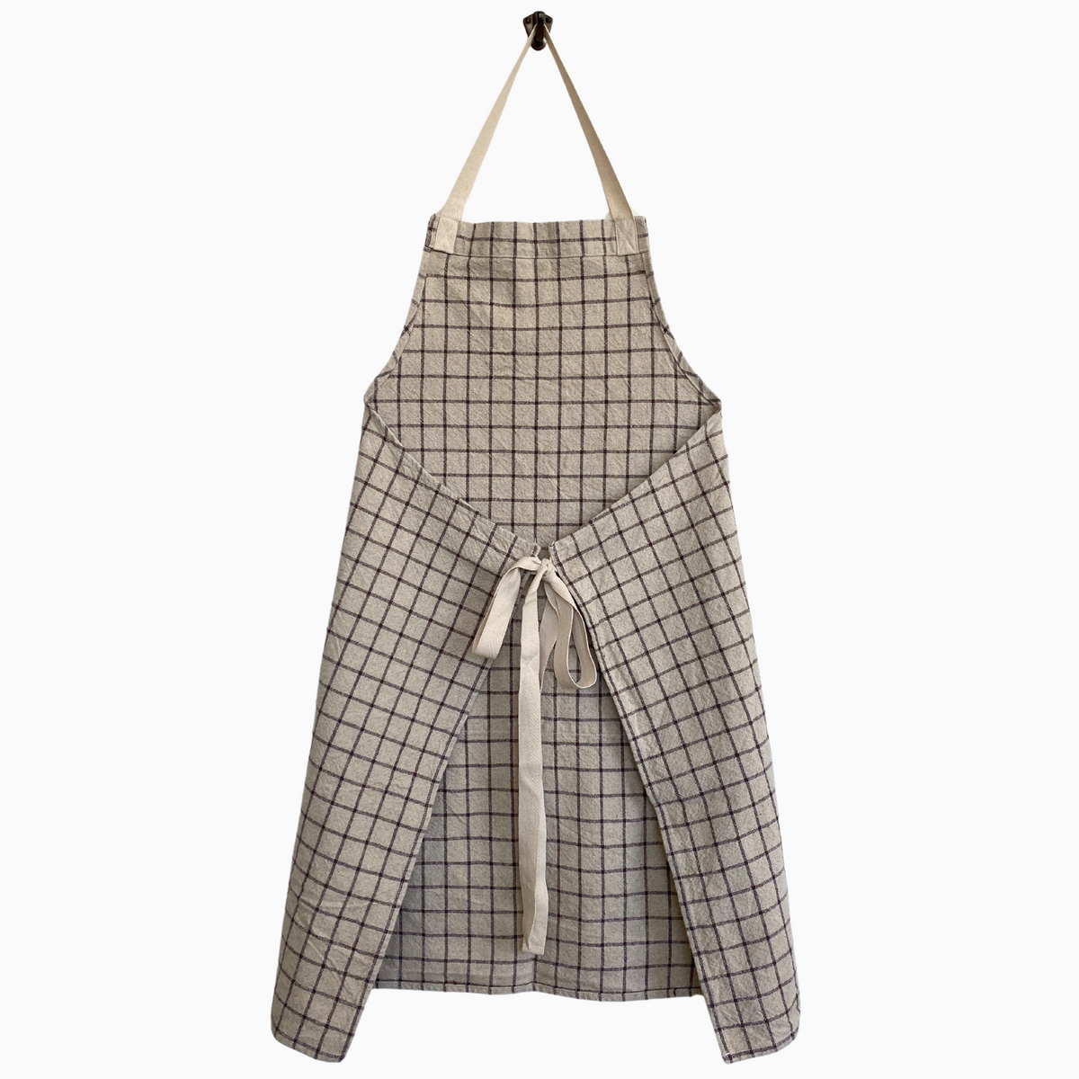 CANA Apron w/pockets | Naturel/Oxyde by CHARVET EDITIONS (charvet-editions-apron-cana-naturel)